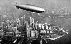 Hindenburg over New York